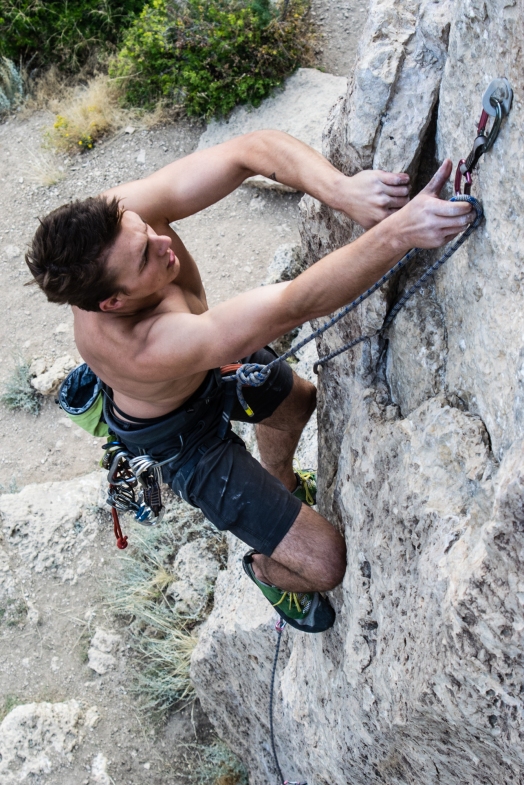 Rock climber photo by Josh King